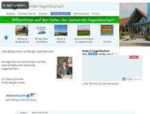 Tablet Screenshot of hagenbuechach.de